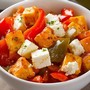 Menu55 - Roasted peppers with Greek cheese (150g). A:7