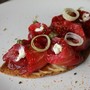 Menu55 - Červený losos na tacos s wasabi majonézou (předkrm)