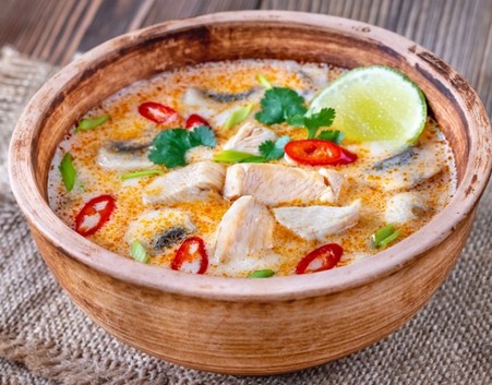 Menu55 - Tom Kha seafood